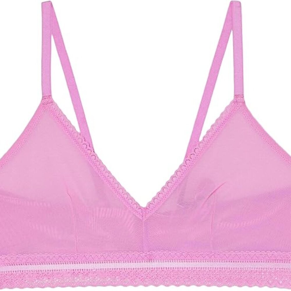 Auden Pastel Pink romantic bralette and panty set size XL